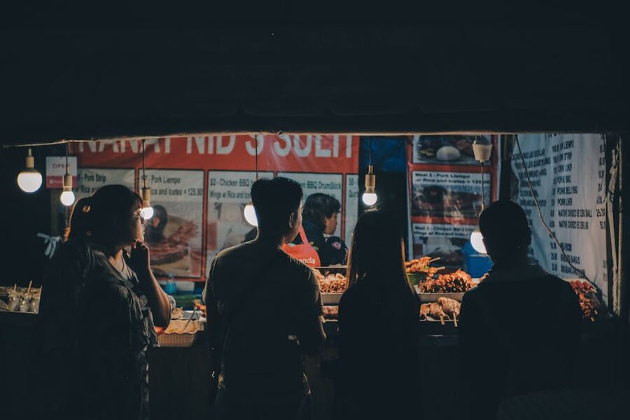 Night BBQ stall in Cebu City
