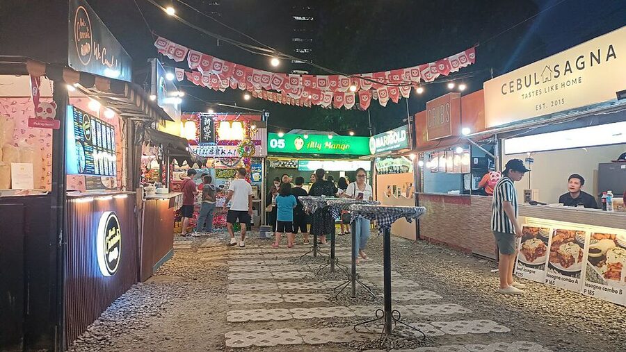 Sugbo Mercado weekend food stalls in Cebu City